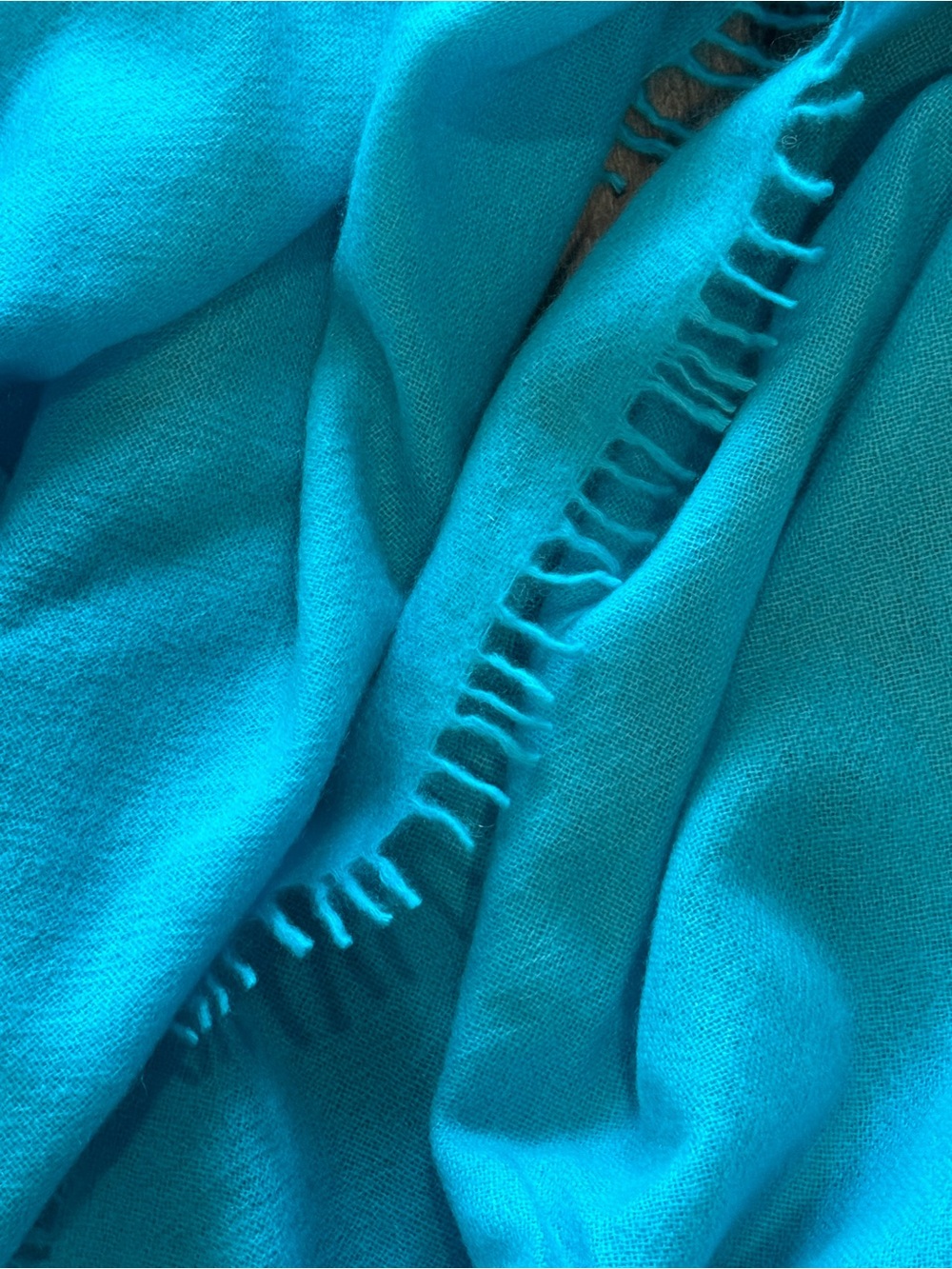 KAS by C Cashmere Shawl in Peacock - NWT! - Picture 5 of 8